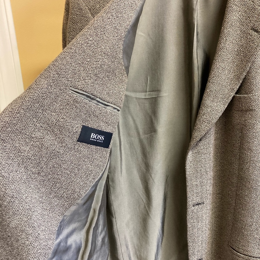 Men’s brown tweed Hugo Boss wool blazer. - Picture 2 of 6